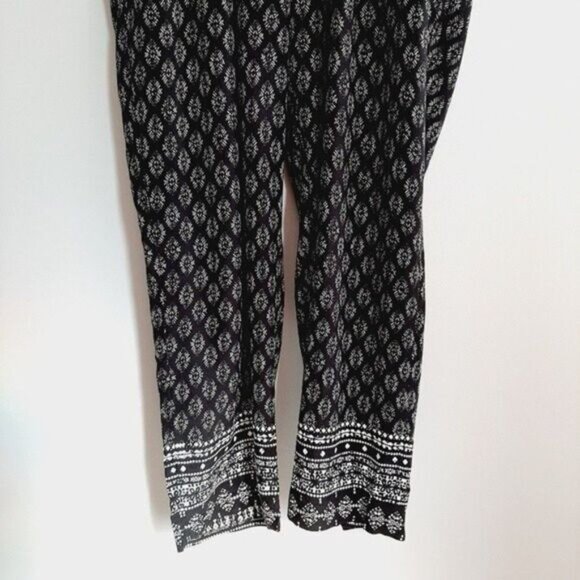 HEI HEI \ Rhodes Anthropologie Sleeveles Crop Jumpsuit Grey & Black Sz S - Picture 8 of 14